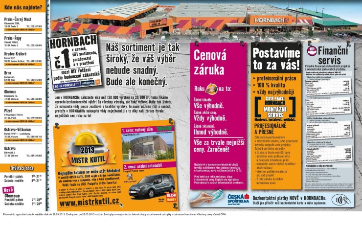 leták Hornbach Aktuální leták od 1.3.2013 strana 1 leták Hornbach Aktuální leták od 1.3.2013 strana 1