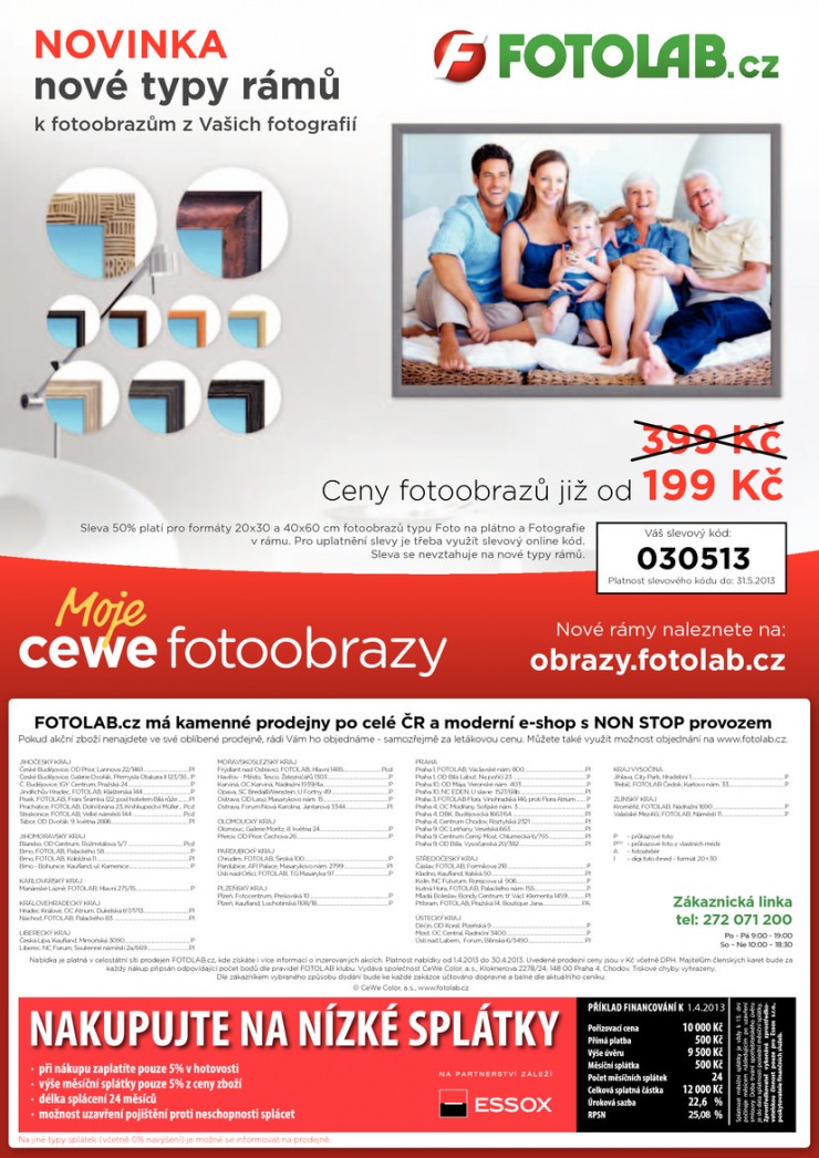 leták Fotolab Akční leták od 1.4.2013 strana 1 leták Fotolab Akční leták od 1.4.2013 strana 1