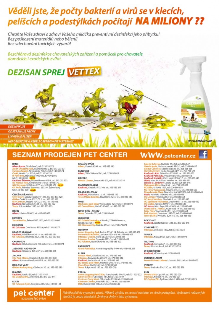leták Pet Center Akční leták od 1.10.2013 strana 1 leták Pet Center Akční leták od 1.10.2013 strana 1