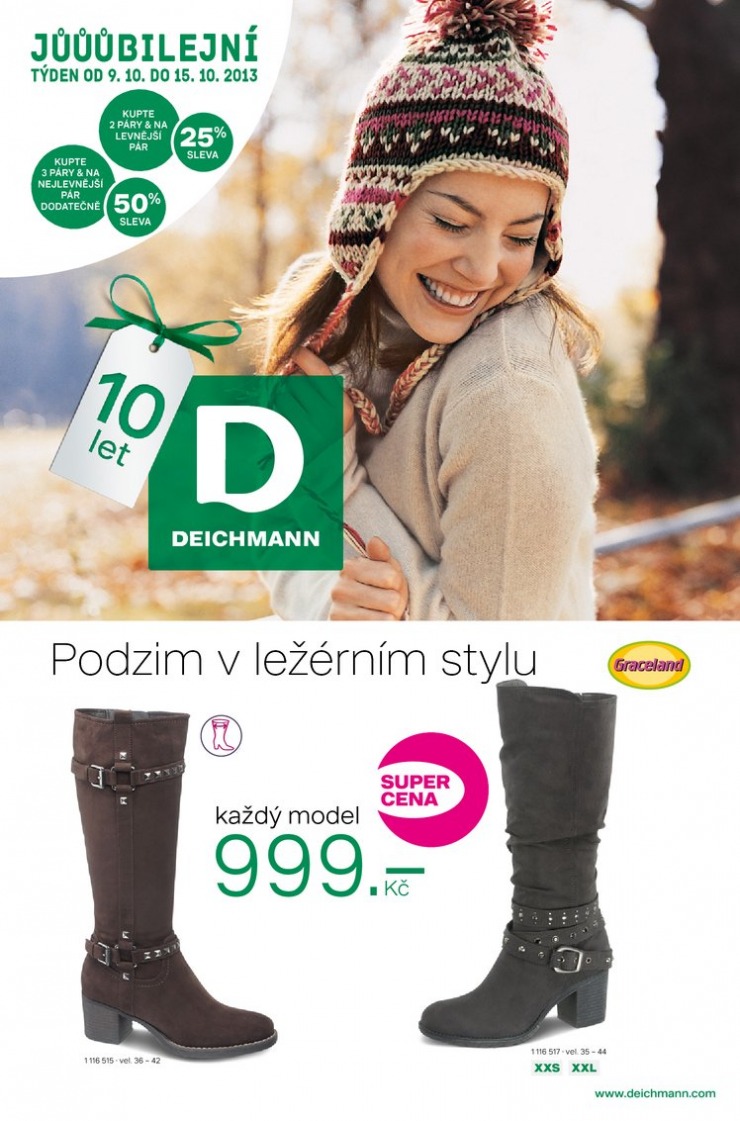 leták Deichmann Aktuální leták od 9.10.2013 strana 1 leták Deichmann Aktuální leták od 9.10.2013 strana 1