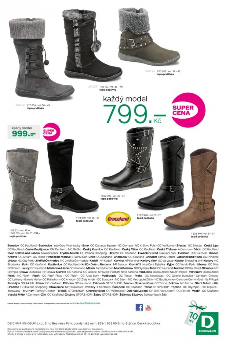 leták Deichmann Aktuální leták od 9.10.2013 strana 1 leták Deichmann Aktuální leták od 9.10.2013 strana 1