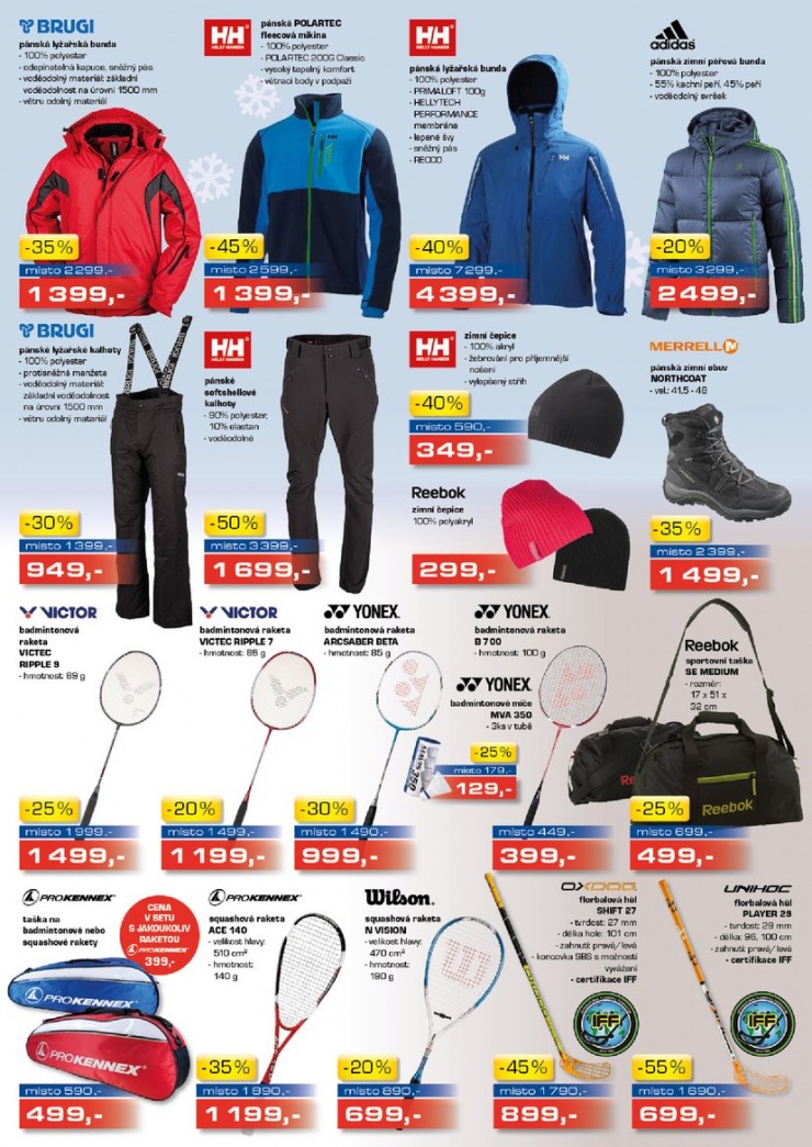leták Sportisimo Aktuální leták od 14.11.2013 strana 1