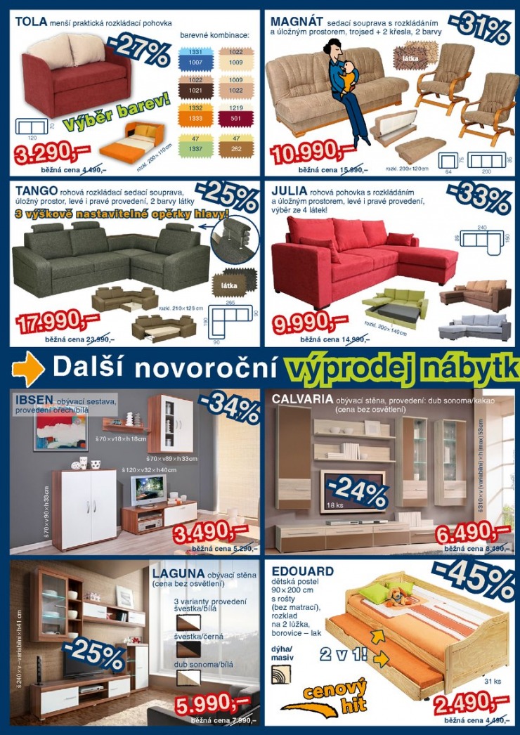 leták Spectrum nábytek Akční leták od 6.1.2014 strana 1 leták Spectrum nábytek Akční leták od 6.1.2014 strana 1