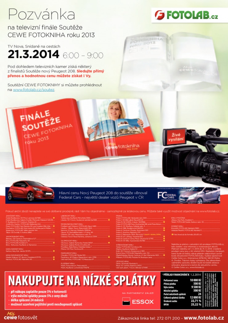 leták Fotolab Akční leták od 1.3.2014 strana 1 leták Fotolab Akční leták od 1.3.2014 strana 1