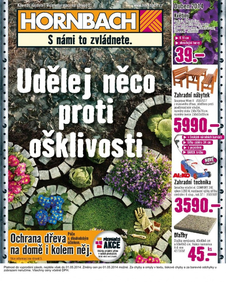 leták Hornbach Aktuální leták od 2.4.2014 strana 1 leták Hornbach Aktuální leták od 2.4.2014 strana 1