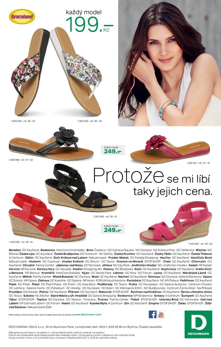 leták Deichmann Aktuální leták od 6.5.2014 strana 1 leták Deichmann Aktuální leták od 6.5.2014 strana 1