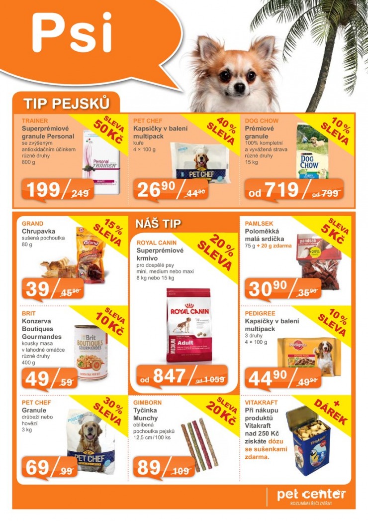 leták Pet Center Akční leták od 1.7.2014 strana 1 leták Pet Center Akční leták od 1.7.2014 strana 1