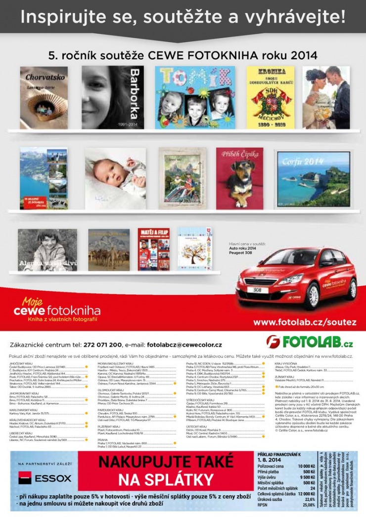 leták Fotolab Akční leták od 1.8.2014 strana 1 leták Fotolab Akční leták od 1.8.2014 strana 1