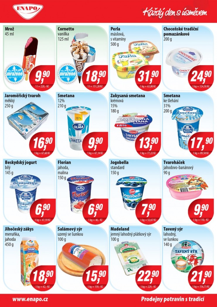 leták Enapo Akční leták od 13.8.2014 strana 1 leták Enapo Akční leták od 13.8.2014 strana 1