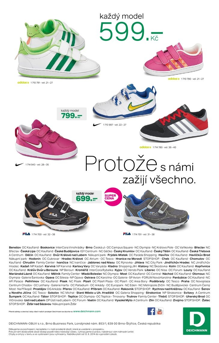 leták Deichmann Aktuální leták od 12.8.2014 strana 1 leták Deichmann Aktuální leták od 12.8.2014 strana 1