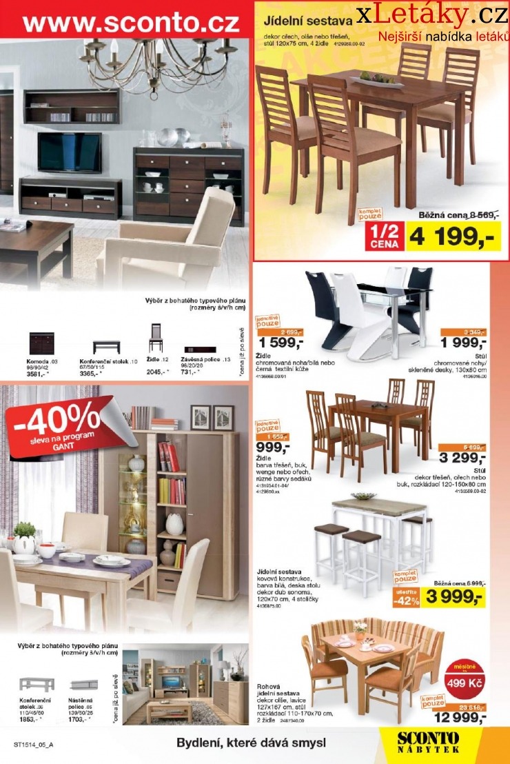 leták Sconto nábytek leták strana 1 leták Sconto nábytek leták strana 1