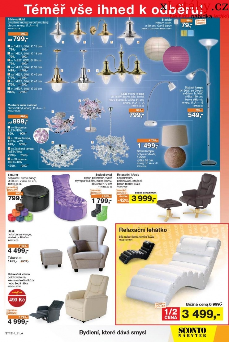 leták Sconto nábytek leták strana 1 leták Sconto nábytek leták strana 1