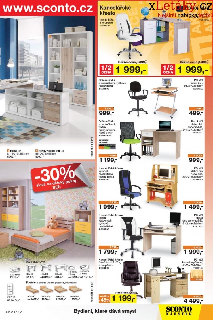 leták Sconto nábytek leták strana 1 leták Sconto nábytek leták strana 1