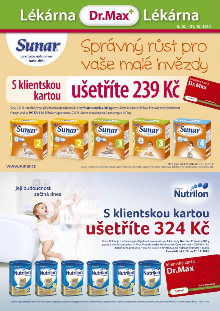 leták Dr. Max lékárna Aktuální leták od 3.10.2014 strana 1 leták Dr. Max lékárna Aktuální leták od 3.10.2014 strana 1