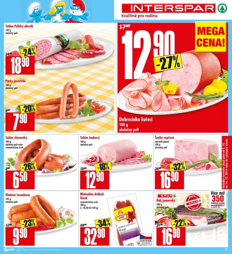 leták Interspar Akční nabídka od 8.10.2014 strana 1 leták Interspar Akční nabídka od 8.10.2014 strana 1