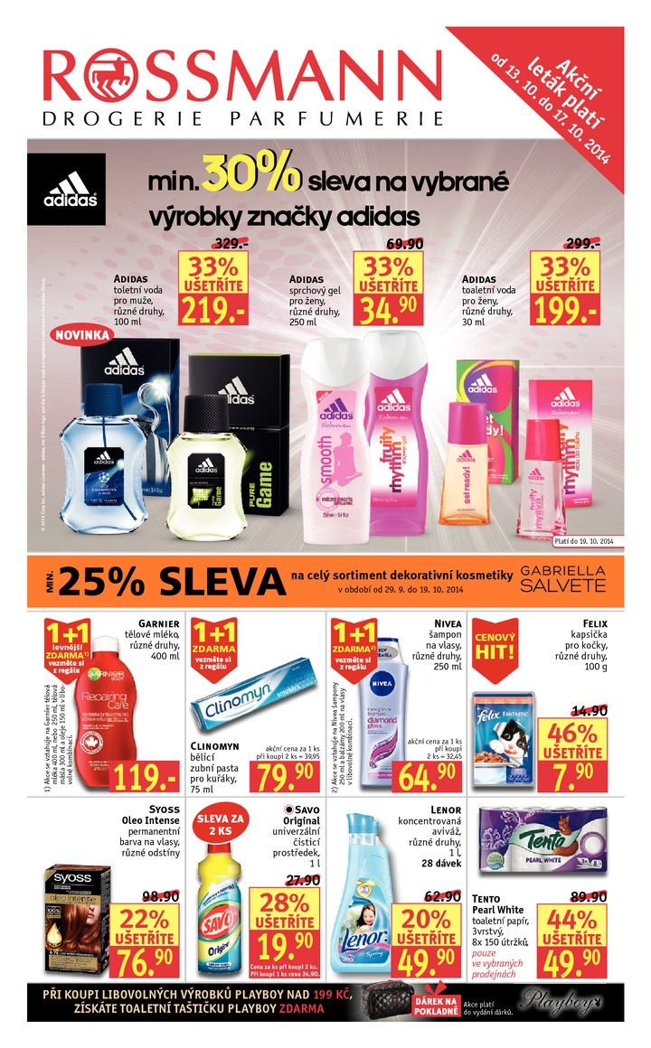 leták Rossmann Leták od 13.10.2014 strana 1 leták Rossmann Leták od 13.10.2014 strana 1
