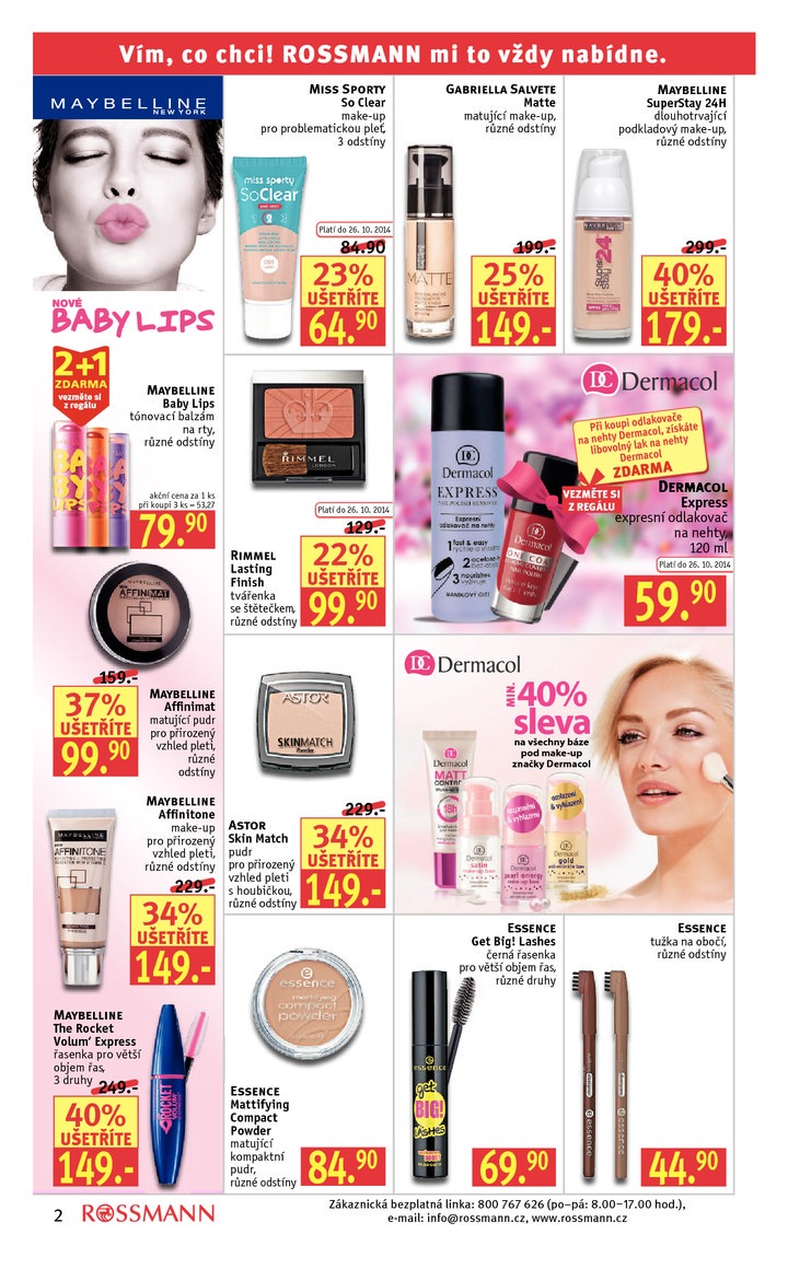 leták Rossmann Leták od 13.10.2014 strana 1 leták Rossmann Leták od 13.10.2014 strana 1