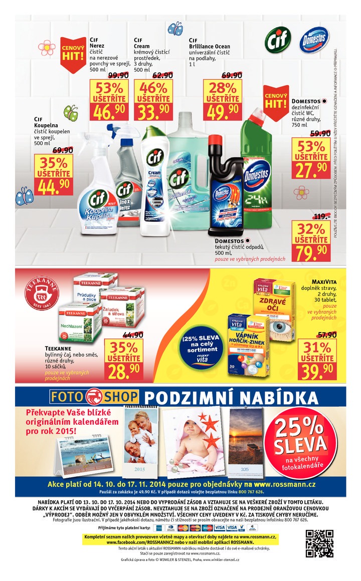 leták Rossmann Leták od 13.10.2014 strana 1 leták Rossmann Leták od 13.10.2014 strana 1