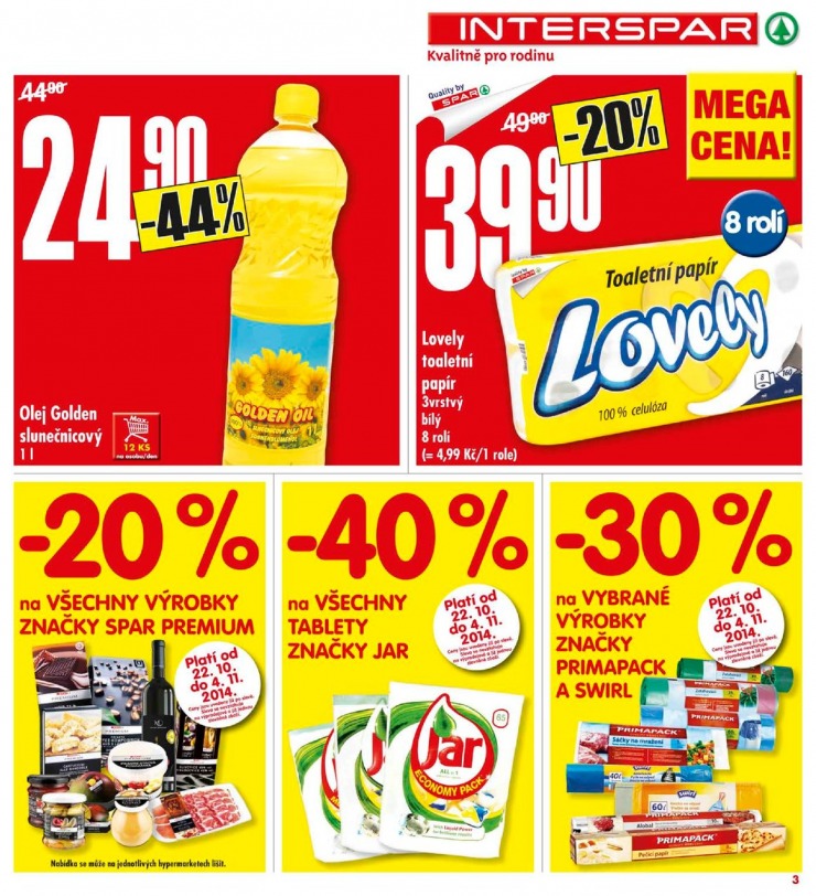 leták Interspar Akční nabídka od 22.10.2014 strana 1 leták Interspar Akční nabídka od 22.10.2014 strana 1