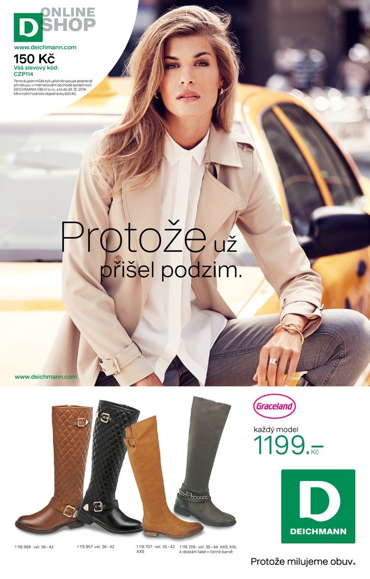 leták Deichmann Aktuální leták od 7.10.2014 strana 1 leták Deichmann Aktuální leták od 7.10.2014 strana 1