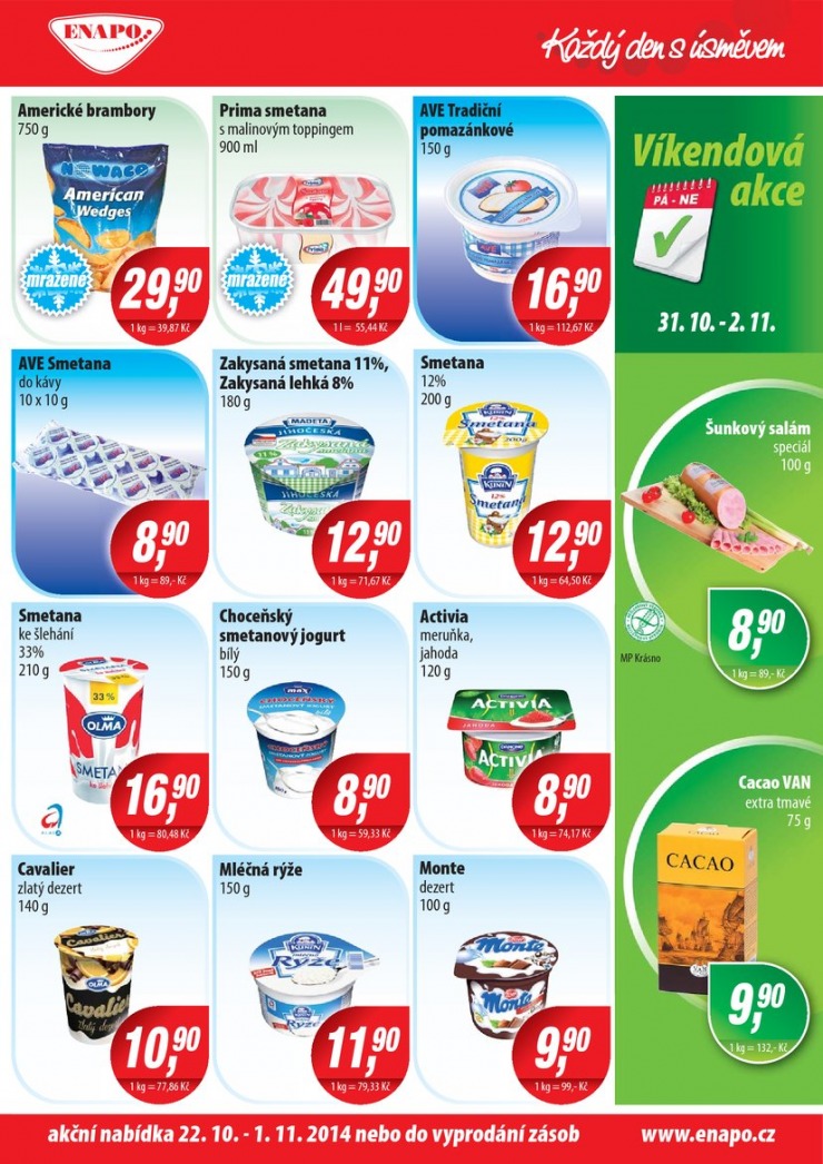 leták Enapo Akční leták od 22.10.2014 strana 1 leták Enapo Akční leták od 22.10.2014 strana 1