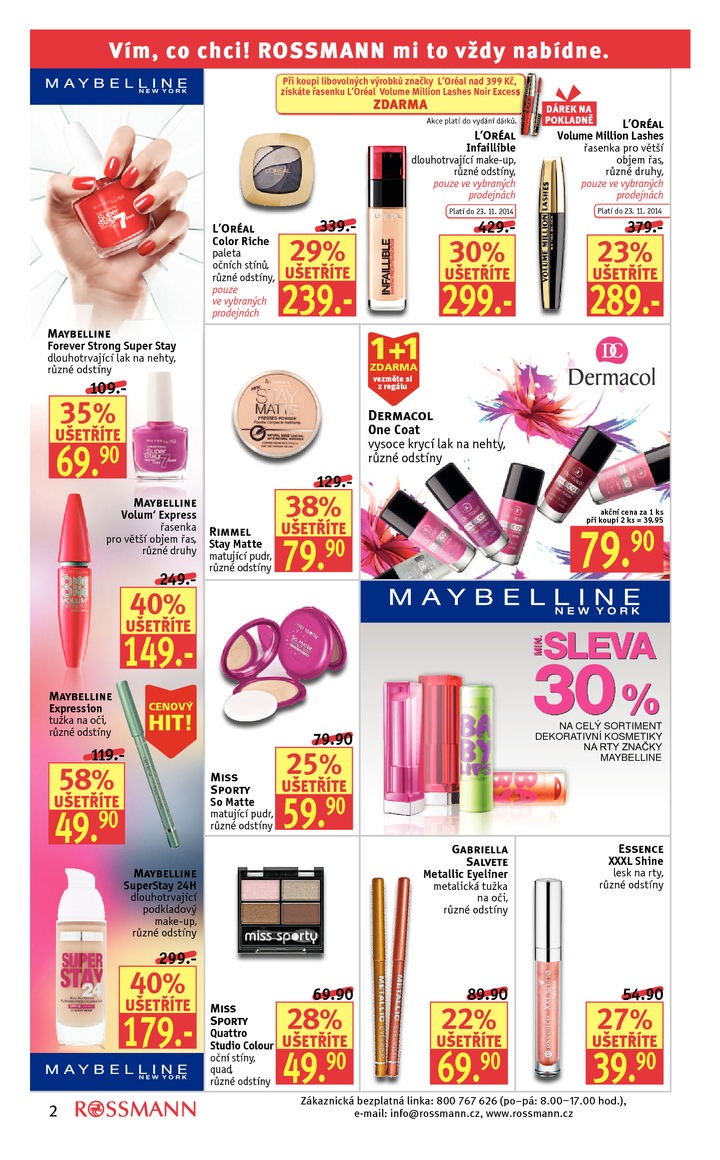 leták Rossmann Leták od 10.11.2014 strana 1 leták Rossmann Leták od 10.11.2014 strana 1