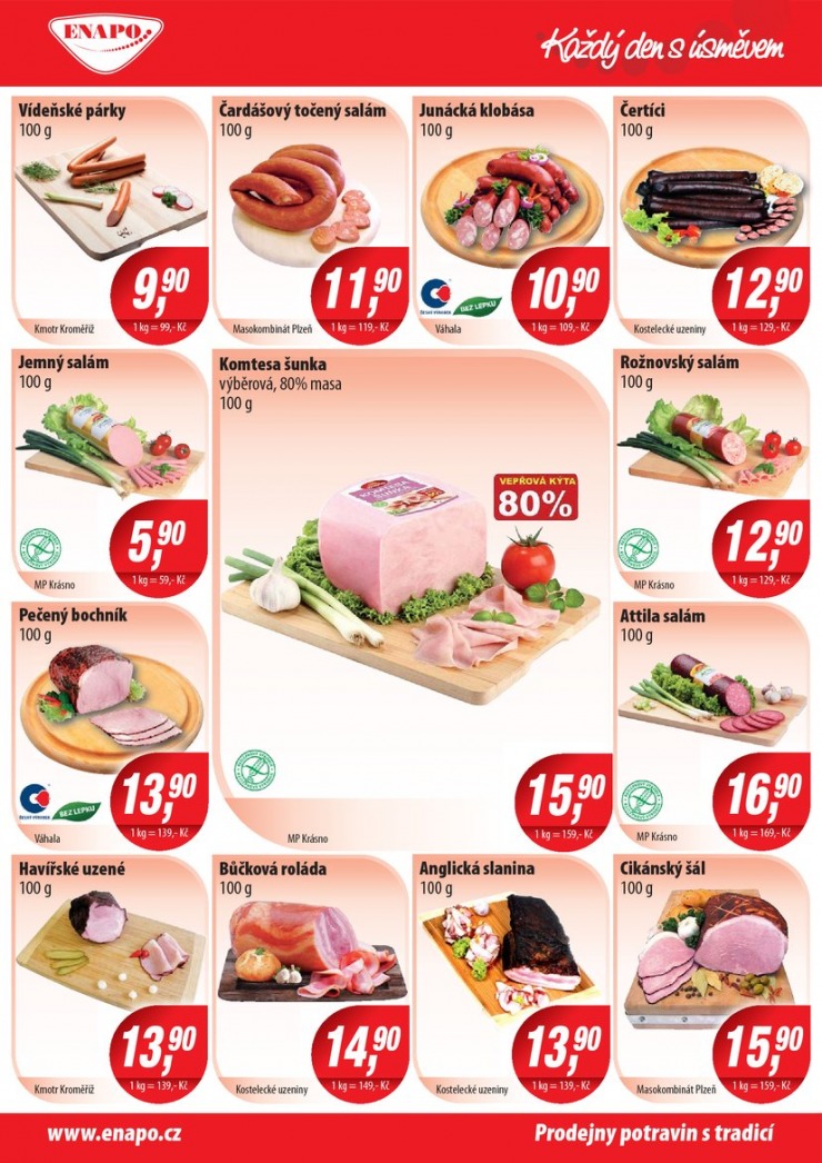 leták Enapo Akční leták od 19.11.2014 strana 1