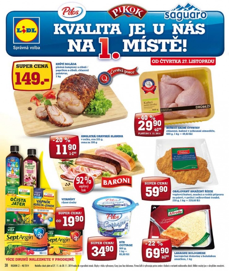leták Lidl Akční nabídka od 24.11.2014 strana 1 leták Lidl Akční nabídka od 24.11.2014 strana 1