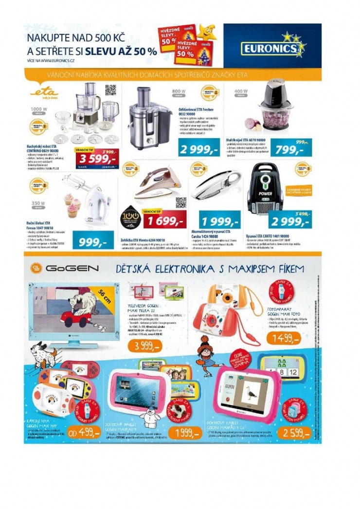 leták Euronics Aktuální leták od 17.12.2014 strana 1 leták Euronics Aktuální leták od 17.12.2014 strana 1