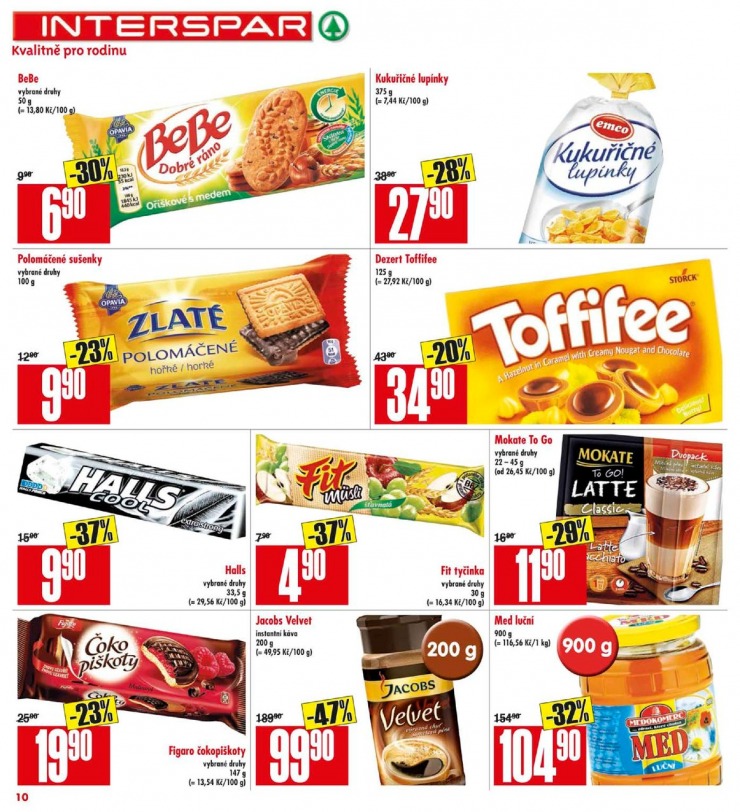leták Interspar Akční nabídka od 7.1.2015 strana 1