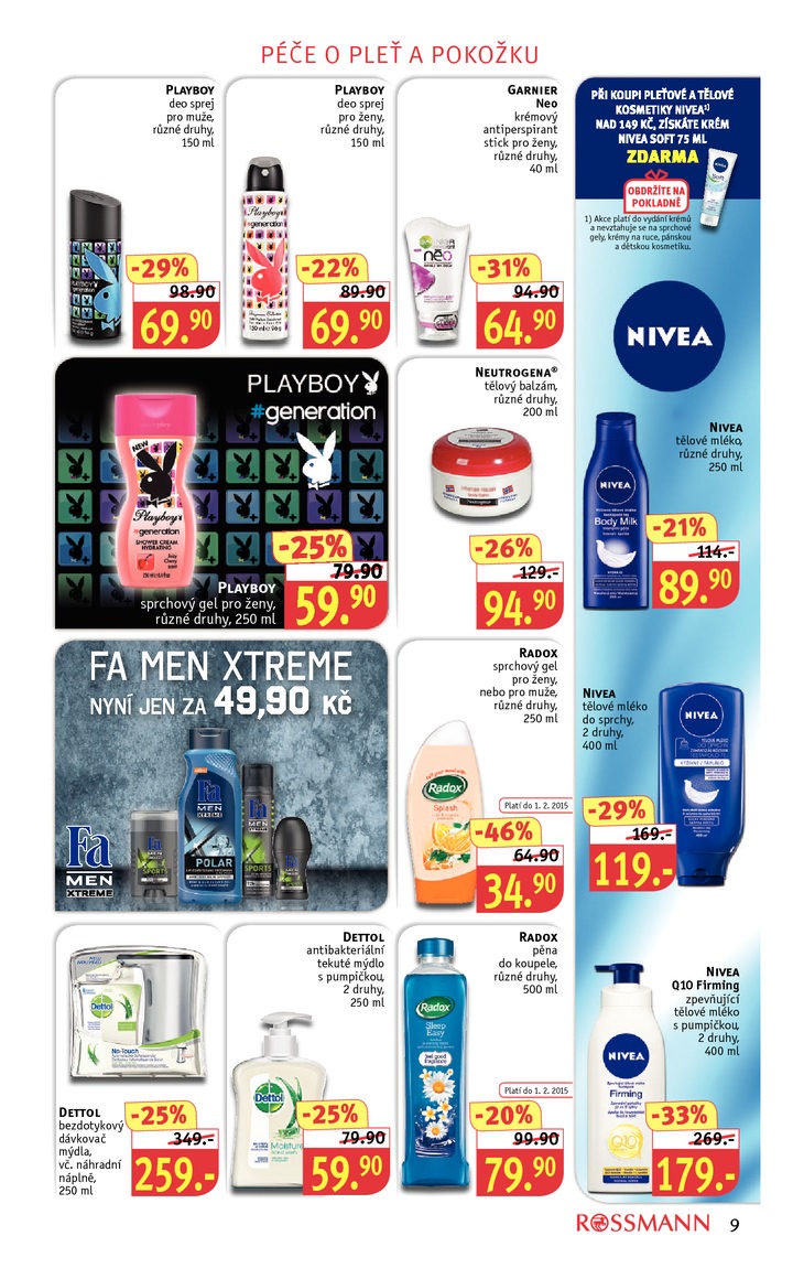 leták Rossmann Leták od 19. 1. 2015 strana 1 leták Rossmann Leták od 19. 1. 2015 strana 1