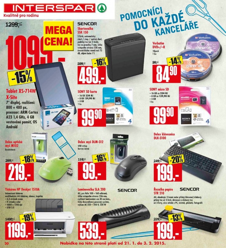leták Interspar Akční nabídka od 21.1.2015 strana 1 leták Interspar Akční nabídka od 21.1.2015 strana 1