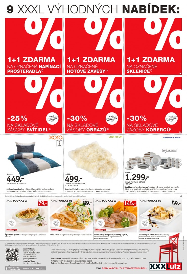 leták XXXLutz Aktuální prospekt od 27.1.2015 strana 1 leták XXXLutz Aktuální prospekt od 27.1.2015 strana 1