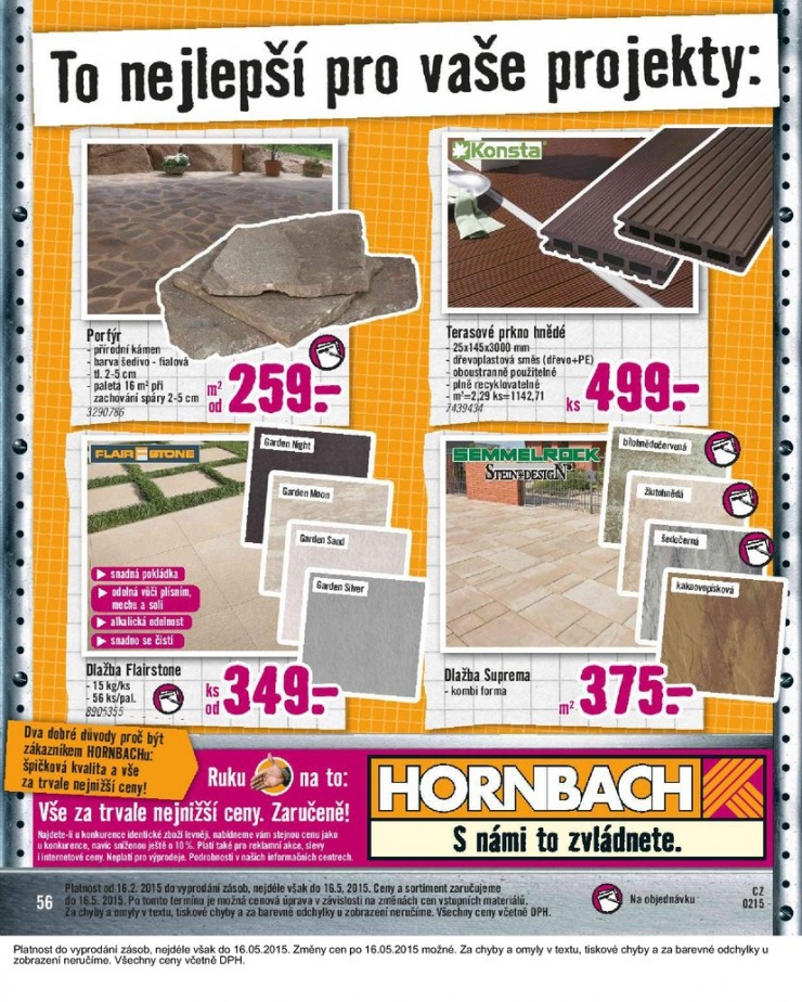 leták Hornbach Stavba terasy od 16.2.2015 strana 1 leták Hornbach Stavba terasy od 16.2.2015 strana 1