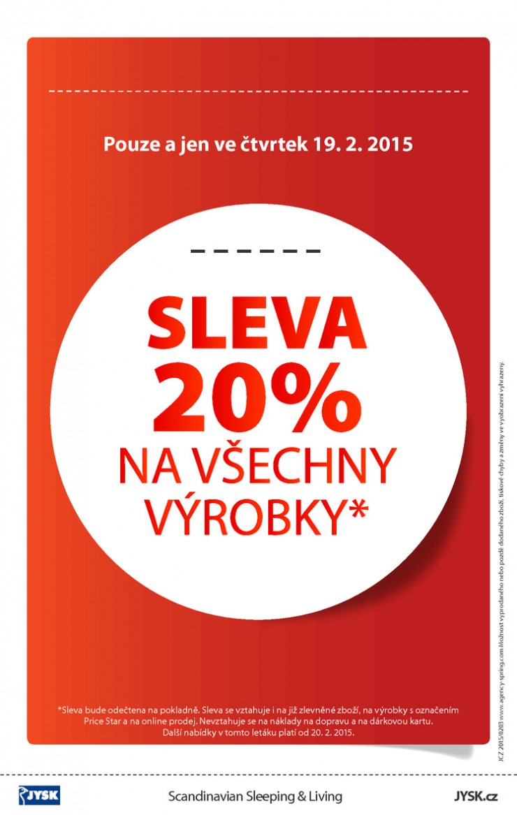 leták Jysk Nabídka týdne od 20.2.2015 strana 1 leták Jysk Nabídka týdne od 20.2.2015 strana 1