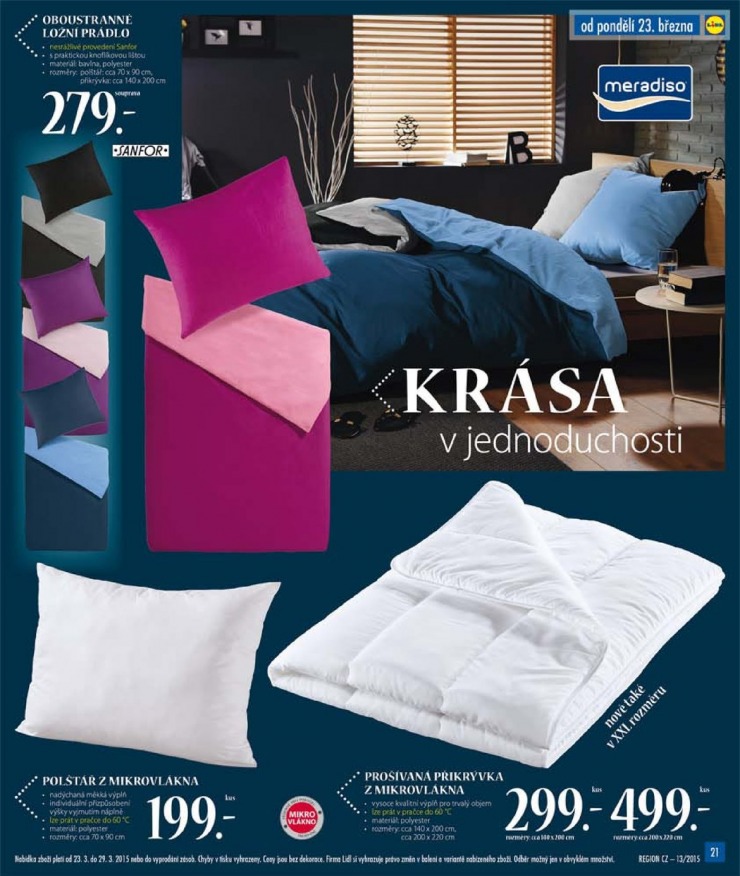 leták Lidl Akční nabídka od 23.3.2015 strana 1