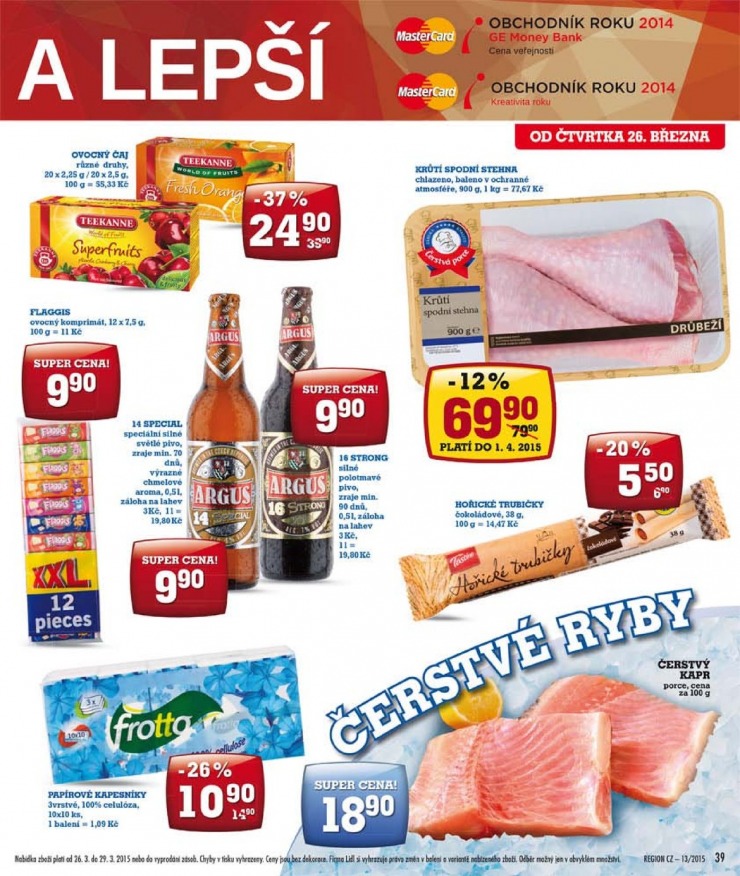 leták Lidl Akční nabídka od 23.3.2015 strana 1