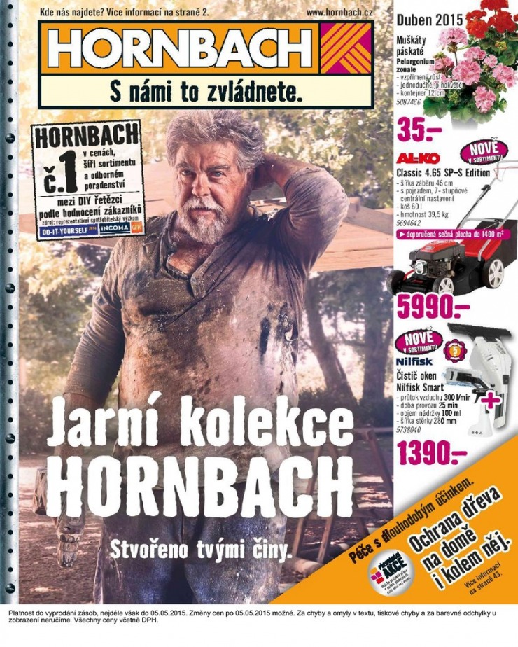 leták Hornbach Aktuální leták od 1.4.2015 strana 1 leták Hornbach Aktuální leták od 1.4.2015 strana 1