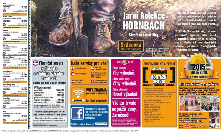 leták Hornbach Aktuální leták od 1.4.2015 strana 1 leták Hornbach Aktuální leták od 1.4.2015 strana 1