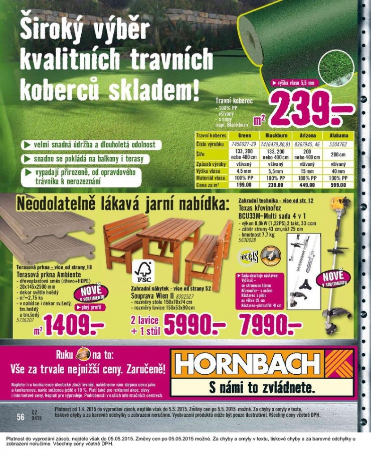 leták Hornbach Aktuální leták od 1.4.2015 strana 1 leták Hornbach Aktuální leták od 1.4.2015 strana 1