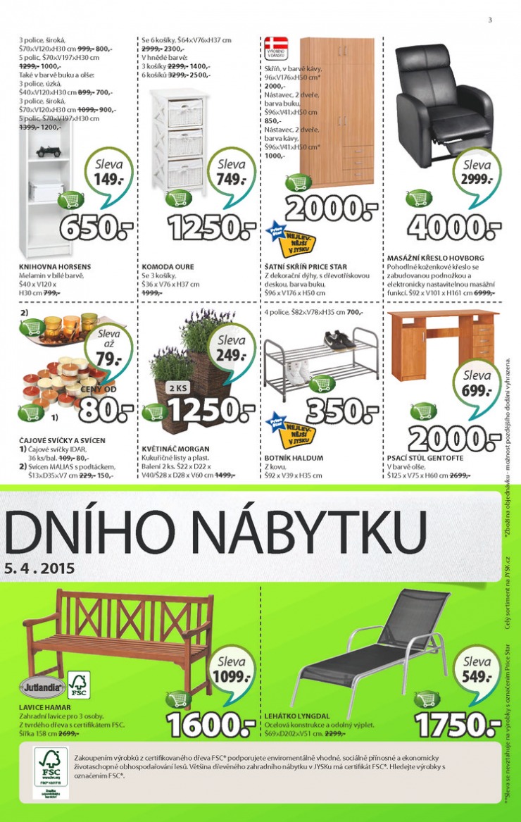 leták Jysk Nabídka týdne od 30.3.2015 strana 1 leták Jysk Nabídka týdne od 30.3.2015 strana 1