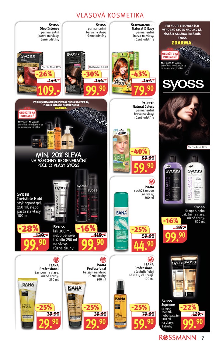 leták Rossmann Leták od 13.4.2015 strana 1 leták Rossmann Leták od 13.4.2015 strana 1