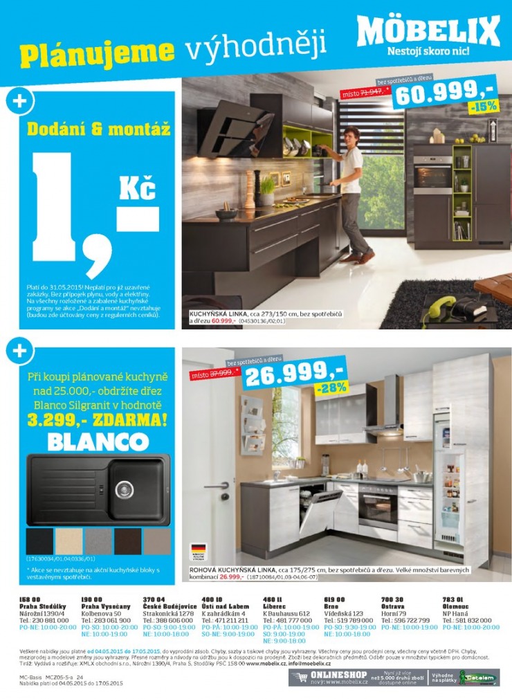 leták Mobelix Aktuální prospekt od 4.5.2015 strana 1 leták Mobelix Aktuální prospekt od 4.5.2015 strana 1