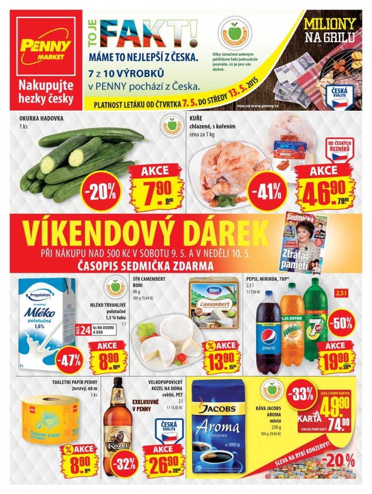 leták Penny Aktuální nabídka od 7.5.2015 strana 1 leták Penny Aktuální nabídka od 7.5.2015 strana 1