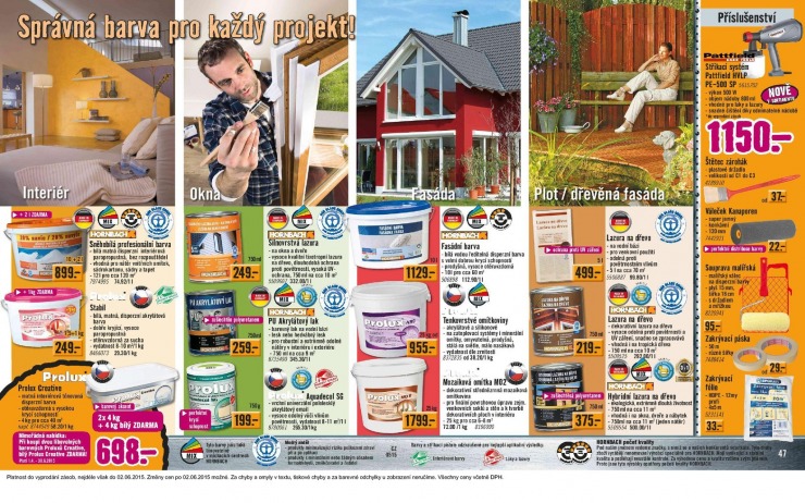 leták Hornbach Aktuální leták od 1.5.2015 strana 1