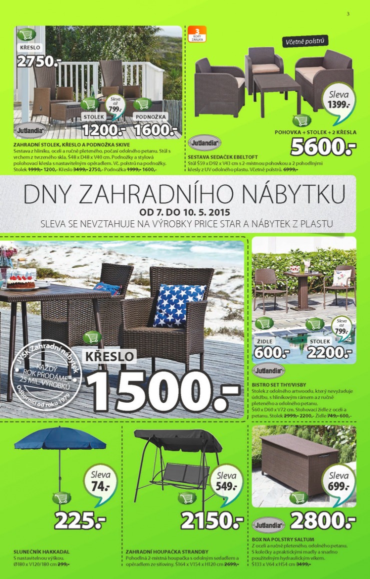 leták Jysk Nabídka týdne od 7.5.2015 strana 1 leták Jysk Nabídka týdne od 7.5.2015 strana 1