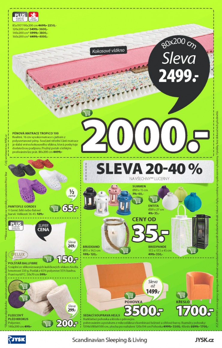 leták Jysk Nabídka týdne od 7.5.2015 strana 1 leták Jysk Nabídka týdne od 7.5.2015 strana 1