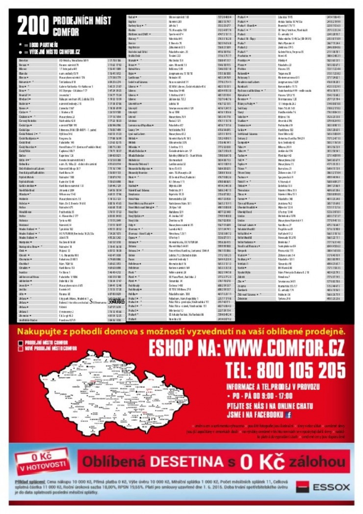 leták Comfor katalog od 6.6.2015 strana 1 leták Comfor katalog od 6.6.2015 strana 1