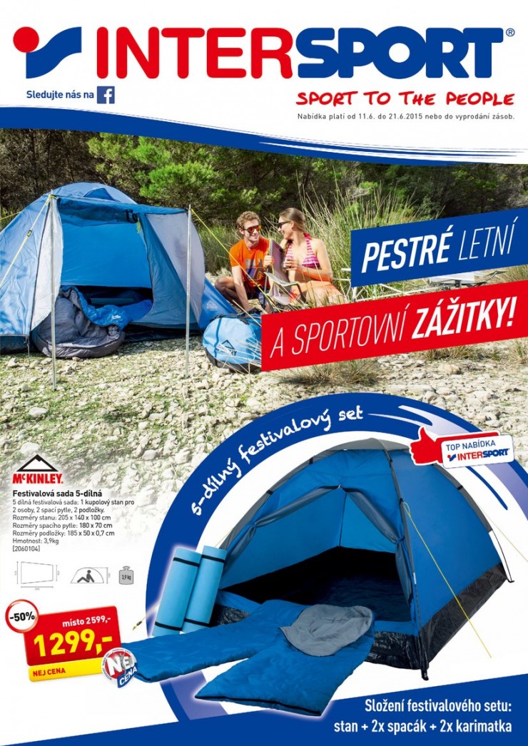 leták Intersport Aktuální leták od 11. 6. 2015 strana 1 leták Intersport Aktuální leták od 11. 6. 2015 strana 1