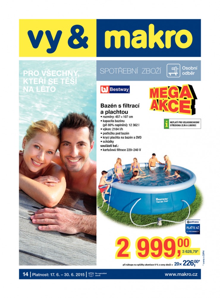 leták Makro Spotřební zboží od 17. 6. 2015 strana 1 leták Makro Spotřební zboží od 17. 6. 2015 strana 1